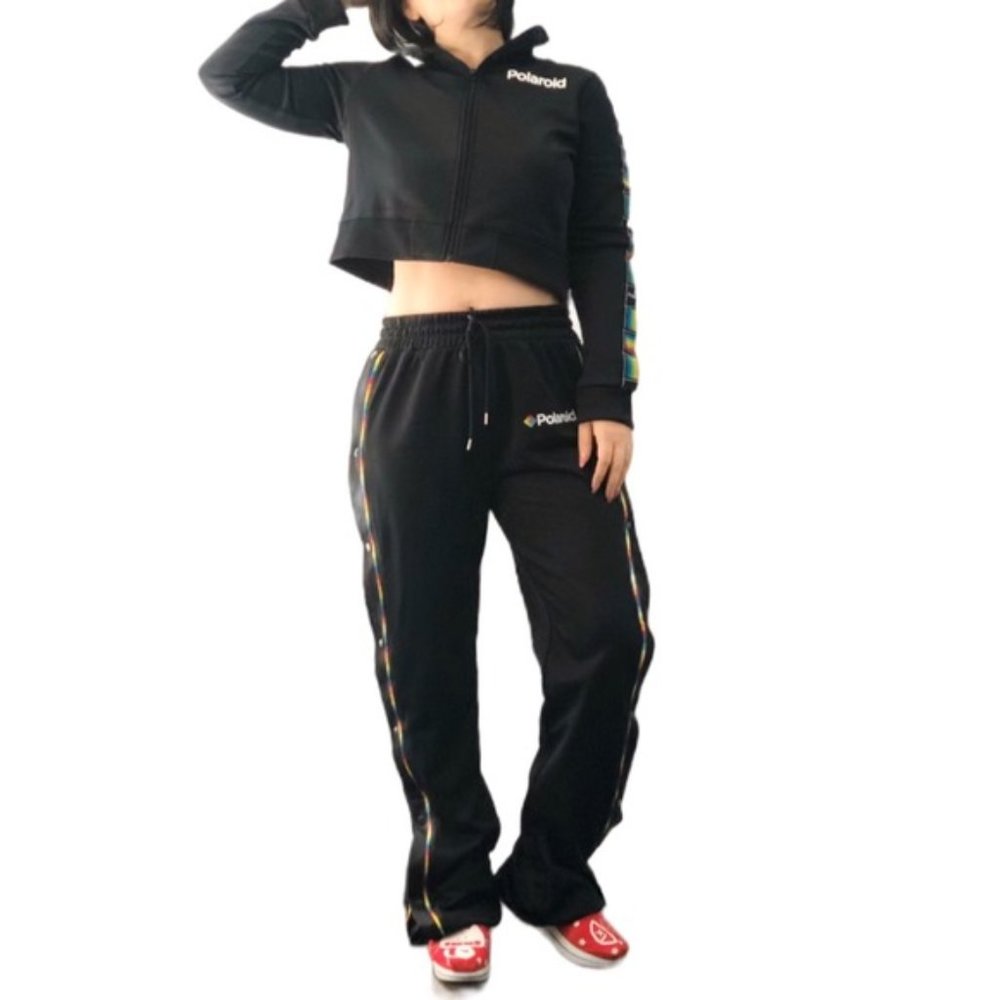 Polaroid Jacket & Snap Buttons Pants track suit